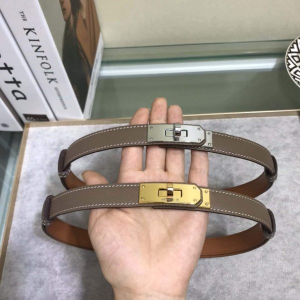 gray hermes belt