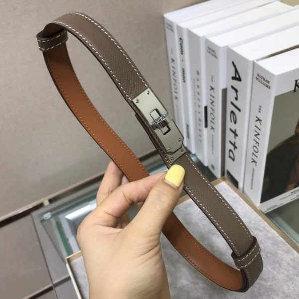 gray hermes belt