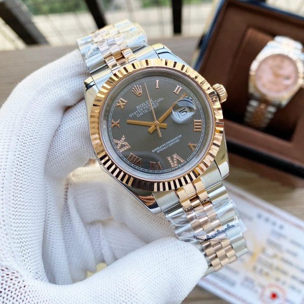 rolex metal watch