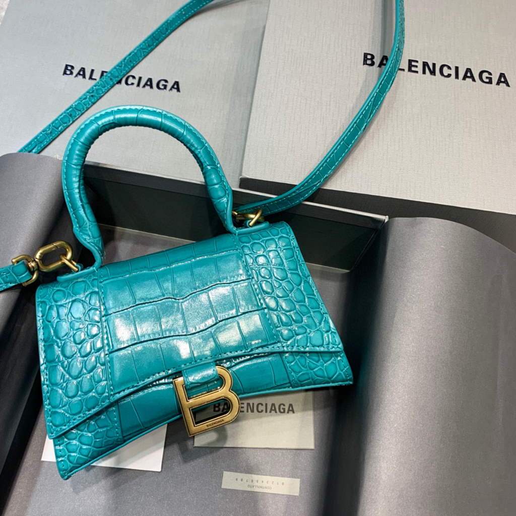 balenciaga tote blue