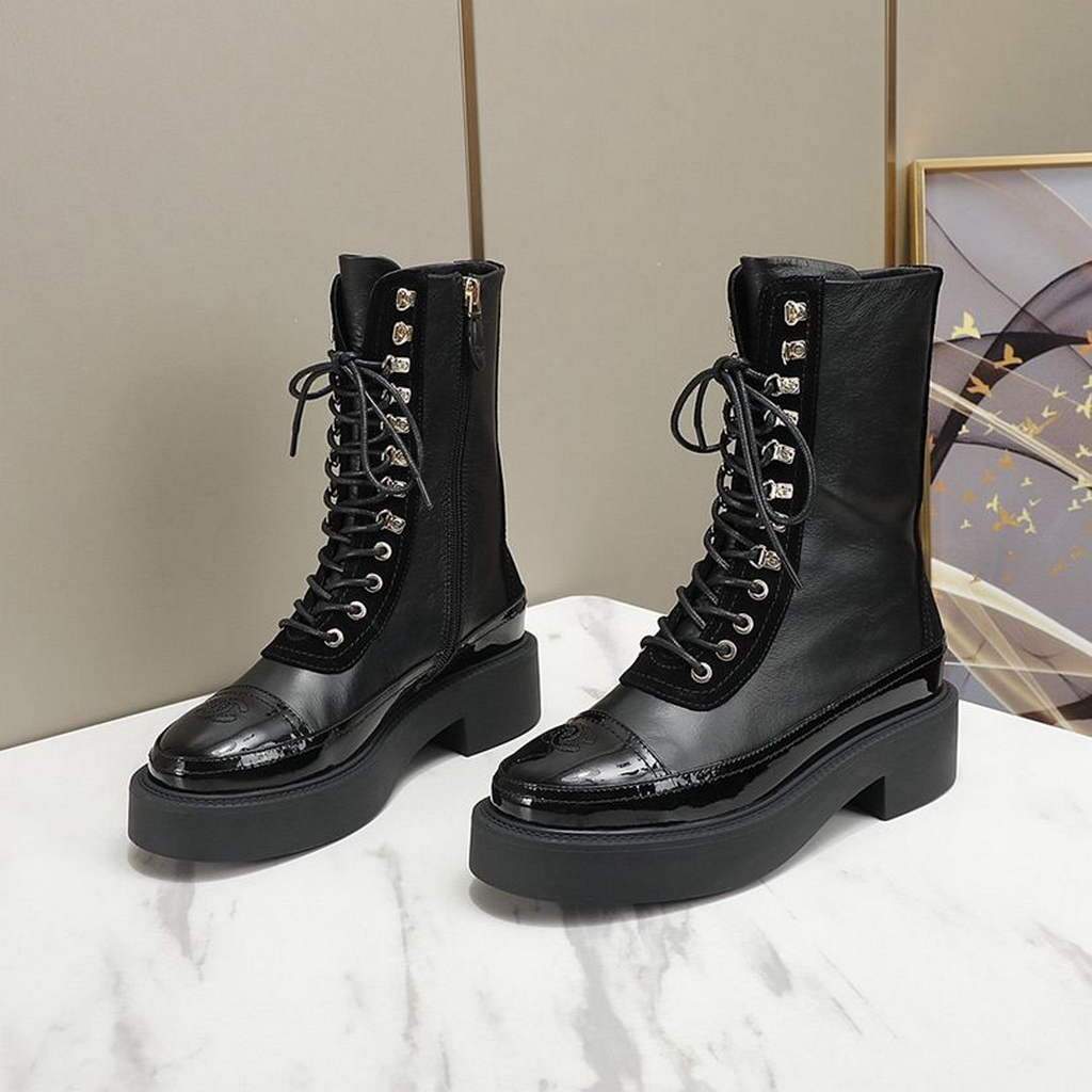 chanel designer boots