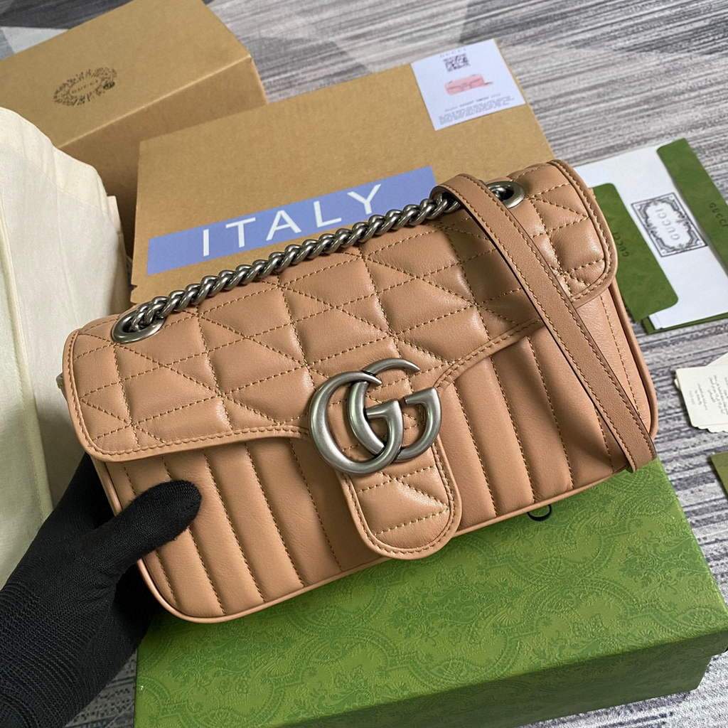beige gucci bag