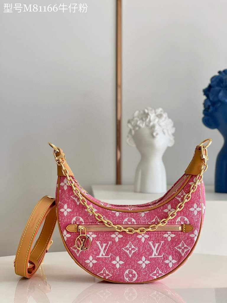 Vuitton - Looping - Louis - Monogram - M51146 – Bolsos Louis Vuitton  Editions Limitées - MM - Louis Vuitton Run Away Calfskin Sneakers Pink -  Bag - Shoulder