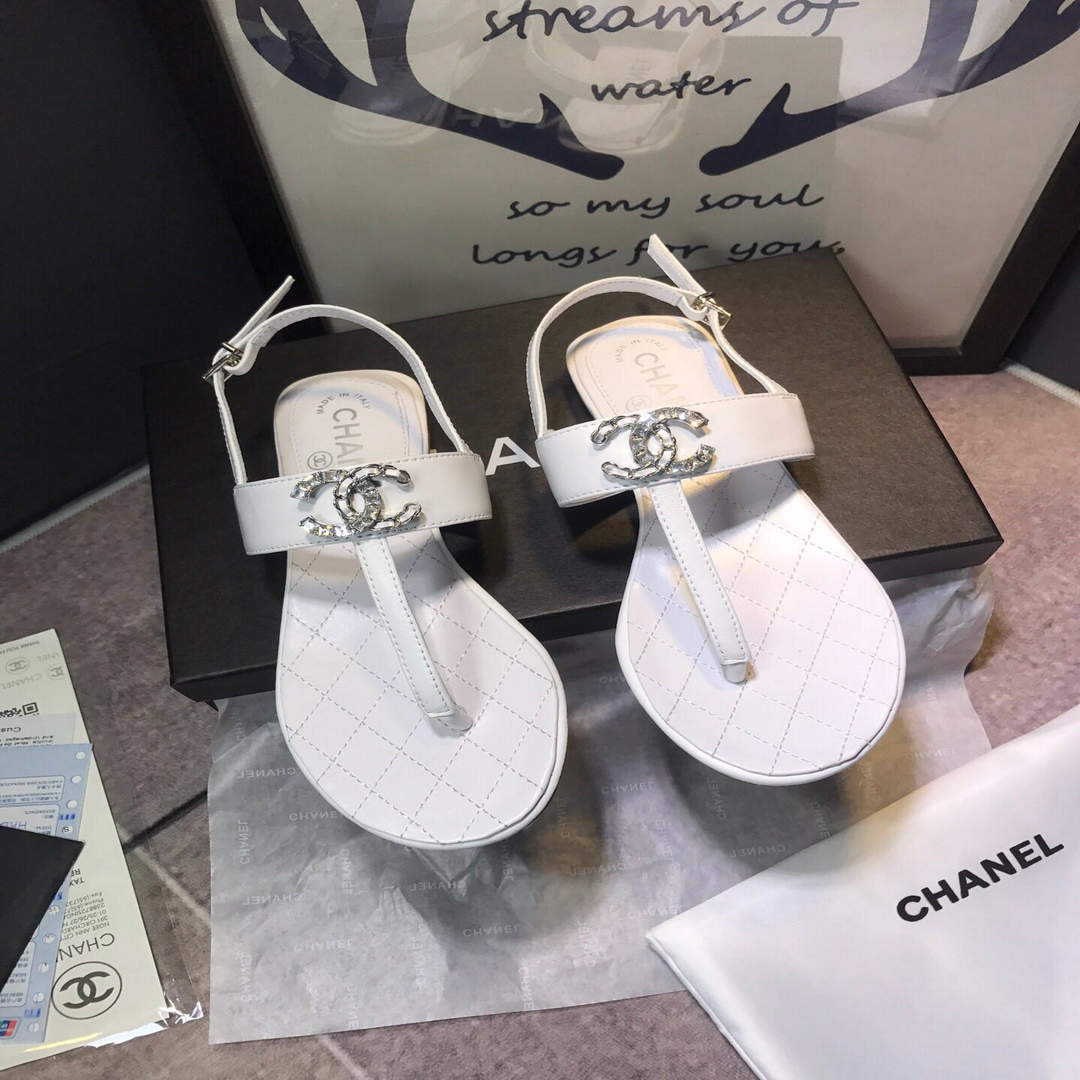 chanel water sandals