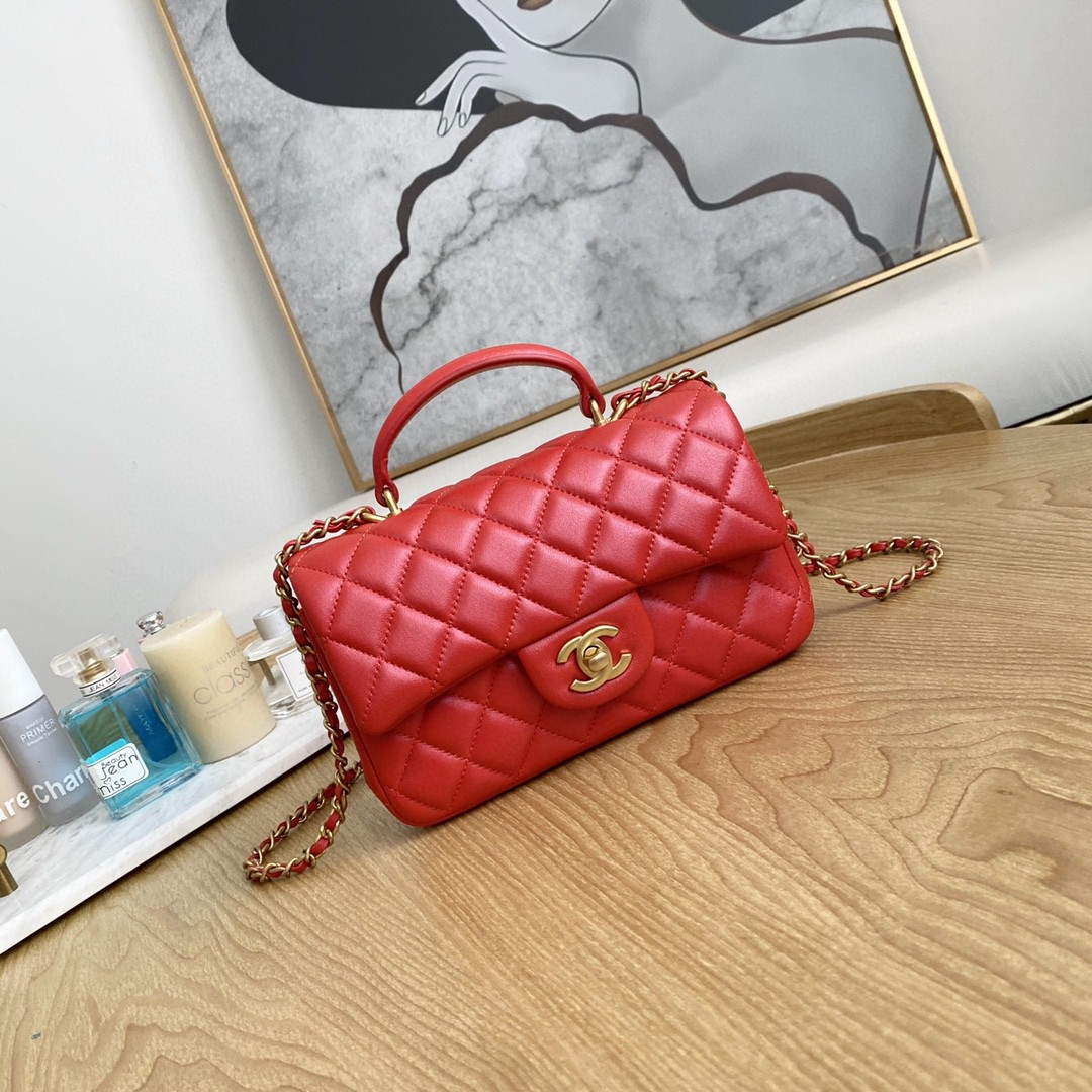 chanel-as2431-mini-flap-lambskin-bag-with-top-handle-red-bright-gold-1-luxibags.ru