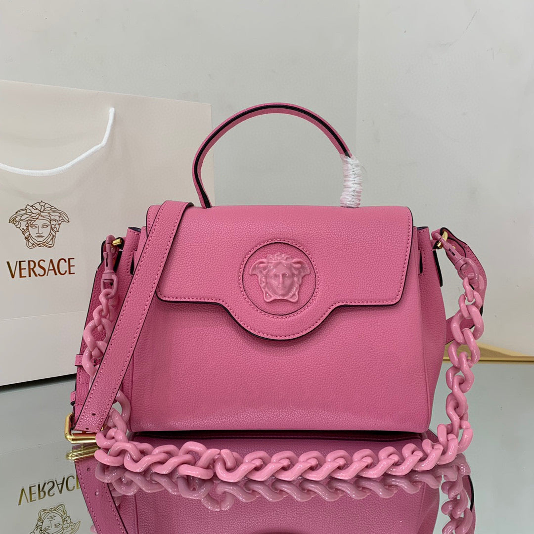 Versace DBFI039 La Medusa Medium Handbag 1039 Pink | Wholesales High ...