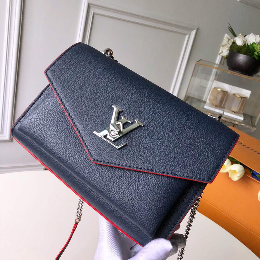 Túi Nữ Louis Vuitton MyLockMe Chain Bag 'Navy Blue' M20982 – LUXITY