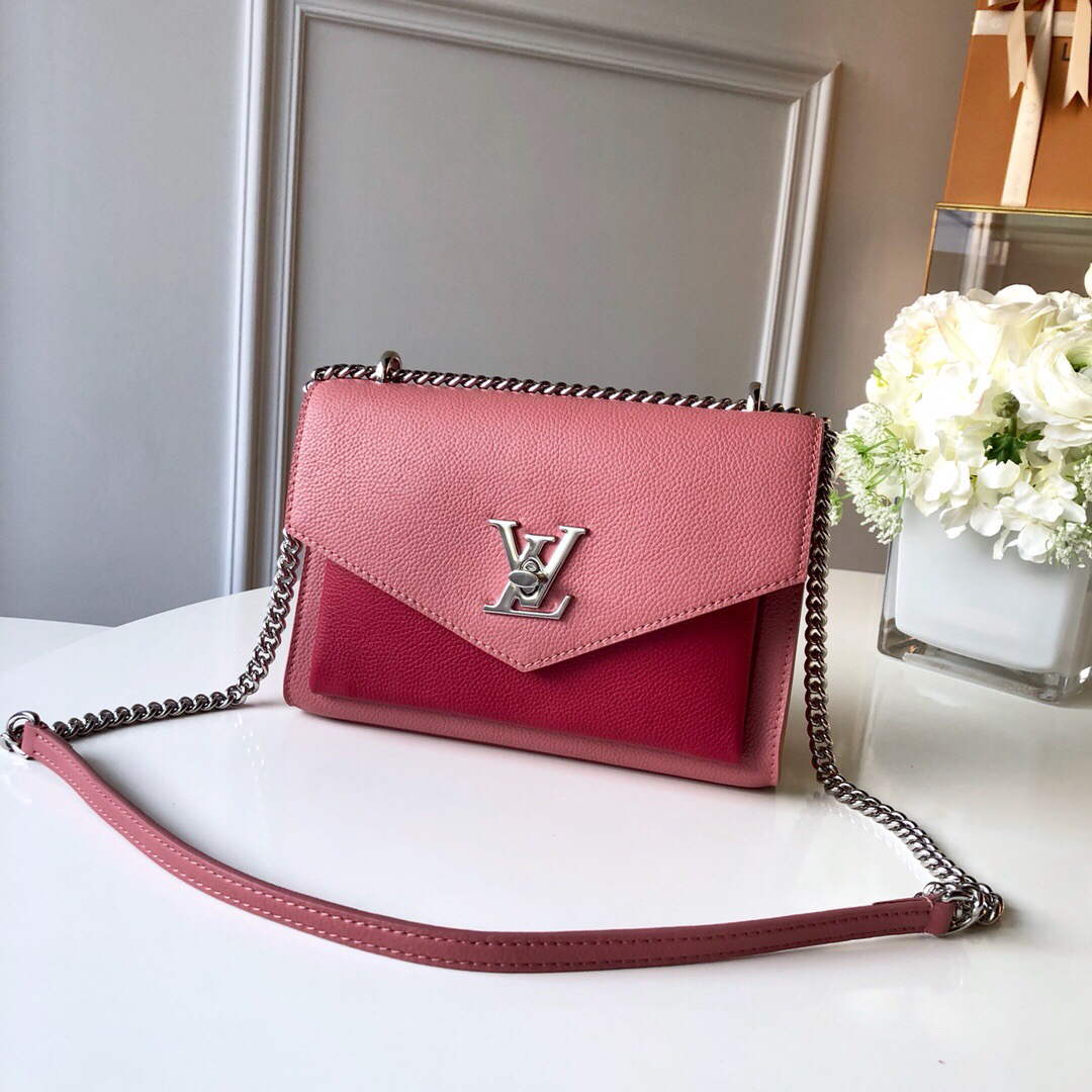 LV M56137 Louis Vuitton Mylockme Chain Bag Pink | Wholesales High ...