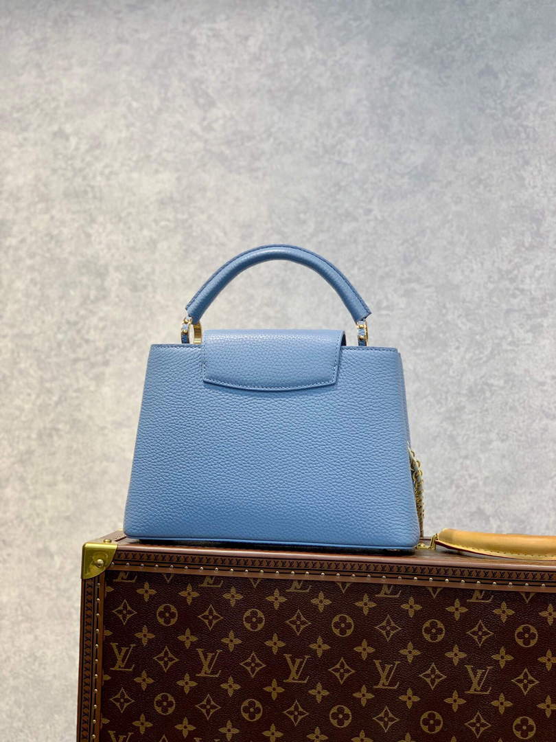 LV M59512 Louis Vuitton Capucines BB Bag Iris Purple/Crème | Wholesales ...