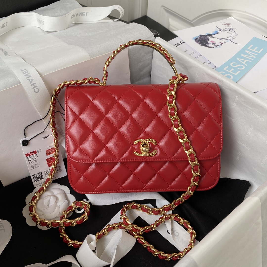chanel-as4307-flap-bag-with-handle-lambskin-red-001-luxibags.ru