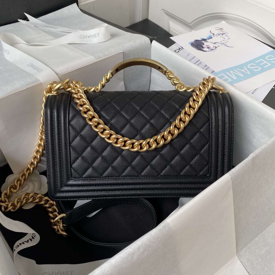 a94805-boy-chanel-flap-bag-with-handle-grained-shiny-calfskin-gold-tone-metal-black-002-luxibags.ru